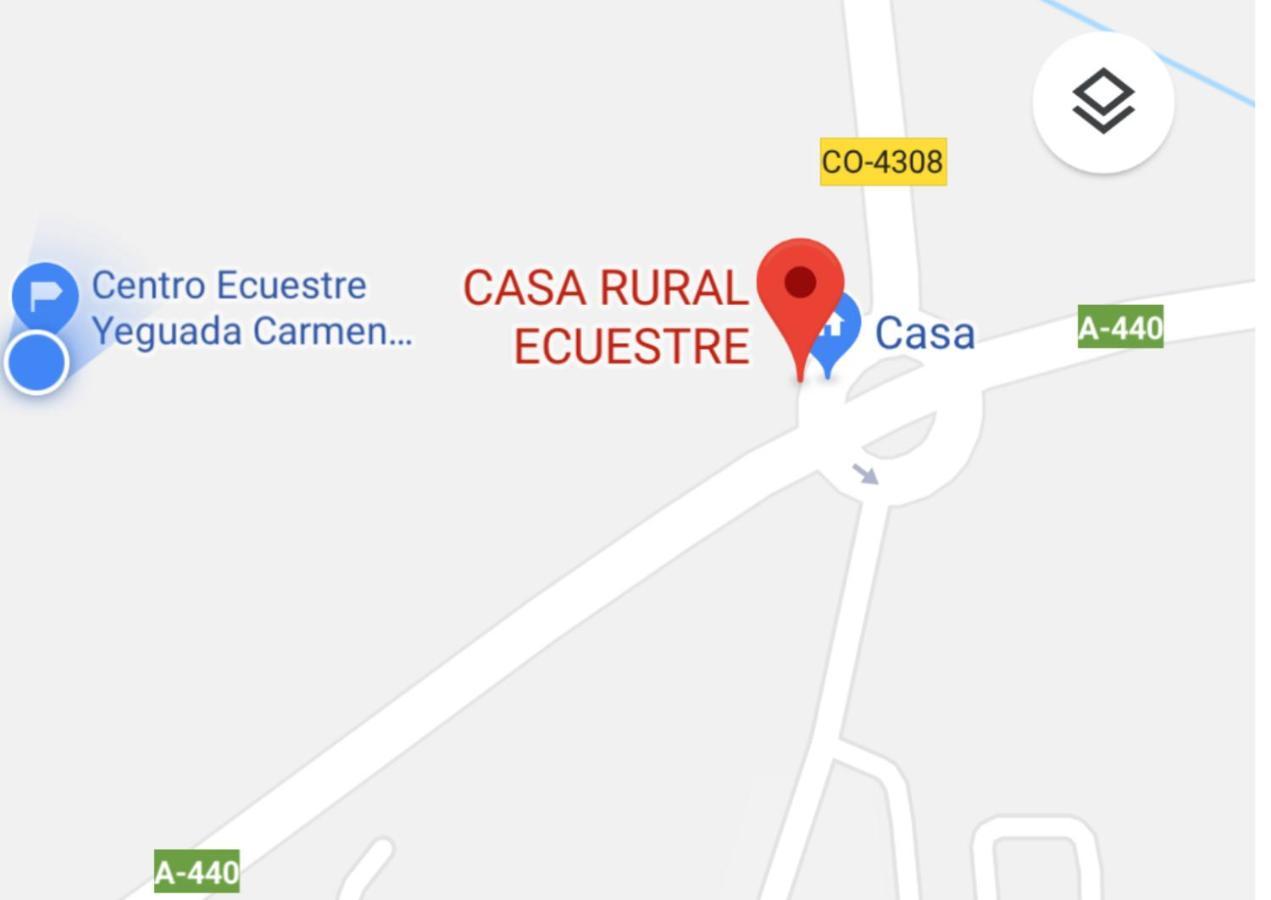 לינה וארוחת בוקר Fuente Palmera Casa Ecuestre Carmen Martinez מראה חיצוני תמונה